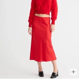 J. Crew slip skirt size L
